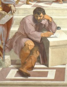 Heraclitus from Raphael's "School of Athens"